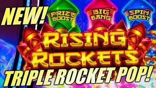 ★NEW SLOT!★ GOT THE TRIPLE ROCKET POP!! 🤩 RISING ROCKETS (EMPEROR & EMPRESS) Slot Machine (IGT)