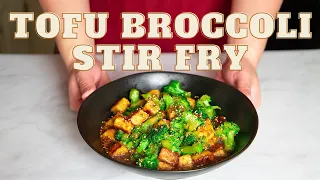 CRISPY TOFU | tofu recipes | tofu and broccoli recipe