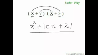 Fast Multiplication Trick 2   Binomial x Binomial