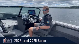 2023 Lund 2275 Baron On Water Demo