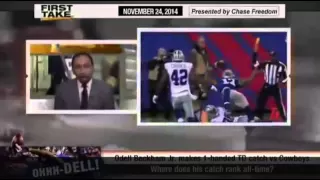 First Take   Was Odell Beckhams Catch The Best Ever !