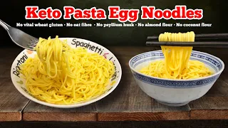 🍝 Keto Spaghetti & Egg Noodle | 🍜 Original Keto Pasta Recipe | Please Credit With Link If Sharing