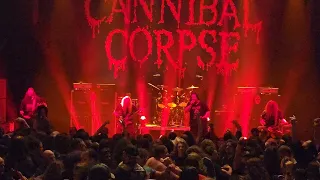 Cannibal Corpse live - (pit view) Stripped + Hammer Smashed Face - Worcester Palladium - 9/29/23