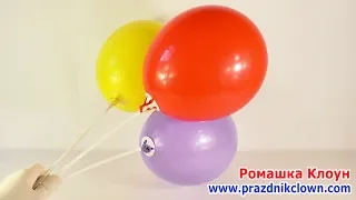 КАК ЗАКРЕПИТЬ ШАРИК НА ПАЛОЧКЕ-ДЕРЖАТЕЛЕ 2 способа How To Use A Balloon Cup Holder Instructions