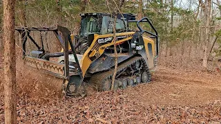 ASV 135 forestry mulcher yard expansion