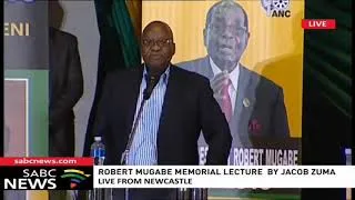 Robert Mugabe memorial lecture : Jacob Zuma