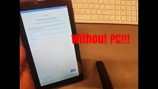 Without PC!!! Prestigio Multipad Wize PMT3407 Remove Google account,Bypass FRP.