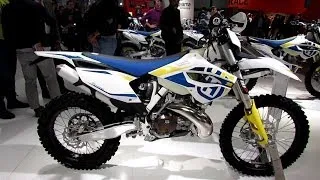 2014 Husqvarna TE 300 Walkaround - 2013 EICMA Milan Motorcycle Exhibition