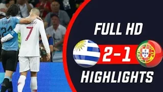 Uruguay vs Portugal 2-1 All Goals & Extended Highlights - World Cup - 30/06/2018