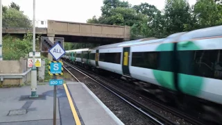 RARE Class 377 117, 377 441 and 377 118 passes Hurst Green 09/06/2017