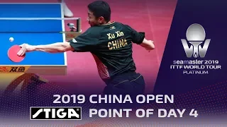 Point of the Day 4 presented by STIGA | Xu Xin | 2019 China Open