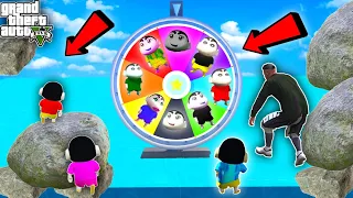 GTA 5 : Franklin Playing The Spin Wheel Challenge in GTA 5 ! JSS GAMER