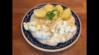 Blumenkohl mit "holländischer" Soße - vegetarisch lecker