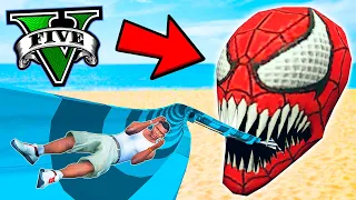 TOBOGÃ GIGANTE do HOMEM ARANHA no GTA 5 ! ( GTA V Mods )