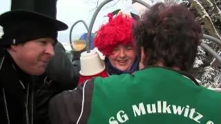 SORBEN - Zampern zur Fastnachtszeit im Winter in Rohne/Schleife in SACHSEN - Lausitz