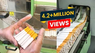 How Cigarettes are Manufactured - Start to Finish - Cigarette Manufacturing