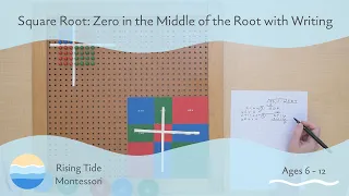 Square Root: Zero in the Middle of the Root with Writing