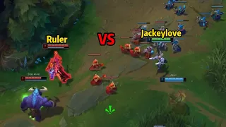 TES Jackeylove VS JDG Ruler!