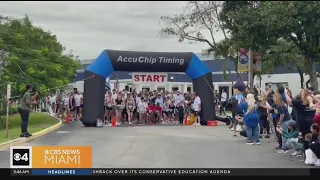 Hundreds take part in 'Be A Hero - Run 4 Kids" 5K race and color run