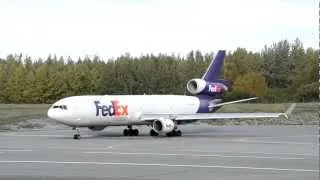 FedEx McDonnell Douglas MD-11F "Conner" [N621FE] takes off from Anchorage