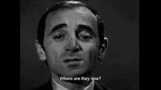 Charles Aznavour - Hier encore (1964) English subtitles