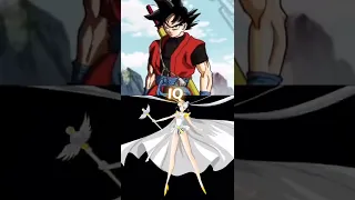 Xeno Goku vs Sailor Cosmos #shorts