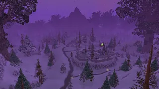 Winterspring Ambient Walking: World of Warcraft Classic (ASMR)