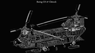 How does CH-47D Chinook Military Helicopter work?