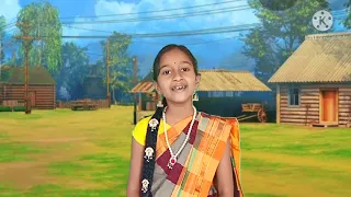 Shreya Pattadakall# ಊರ ಮುಂದಿನ ಬಾವಿ ಯಾರ ತೊಡಿದರೆನ#ura mundina bhavi#ಜಾನ ಪದ ಗೀತೆ#folk song#kids song#