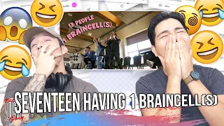 seventeen having 1 braincell(s) | REACTION