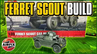 Building the Airfix Ferret Scout Car 1/35 : Model Kit Build Video