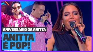 Anitta canta 'Ginza', 'Sim ou Não' e 'Sua Cara' ao lado de J Balvin, Maluma e +! 🔥 | Niver da Anitta