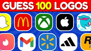 Guess the Logo in 3 Seconds | 100 Famous Logos Quiz 2024