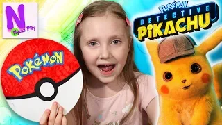 ПОКЕМОН. Детектив ПИКАЧУ! Как поймать всех Покемонов? Бумажные Сюрпризы Pokemon Go! Nyuta Play