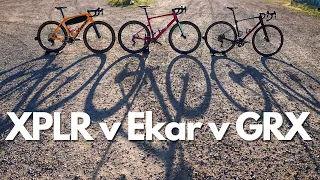 Gravel Cycling Groups: Shimano GRX v SRAM XPLR AXS v Campagnolo Ekar