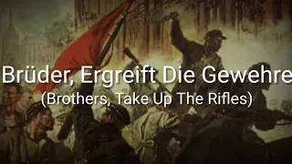 Brüder, Ergreift Die Gewehre! (Brothers, Take Up The Rifles!) - Lyrics - Sub Indo