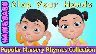 Clap Your Hands | Nursery Rhymes Collection by Nani and Babu | Baby Sleep Songs