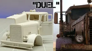 How to make a Peterbilt 281 from PVC "DUEL" 1971