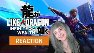 My reaction to the Like A Dragon Infinite Wealth Gameplay Trailer | GAMEDAME REACTS