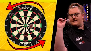 Playing Darts *UPSIDE DOWN*?! 😲