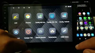 Habilitando o Z-Link (Carplay e Android Auto) caso sua central tenha a opção.