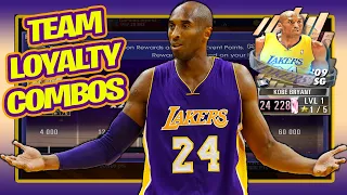 NBA 2K MOBILE PINK DIAMOND KOBE BRYANT BEST TEAM LOYALTY COMBOS | FRANCHISE THEME