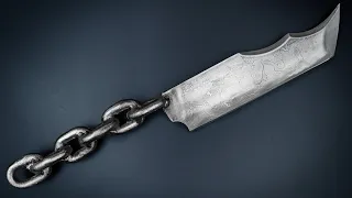 A BRUTAL KNIFE WITH A CHAIN INSTEAD OF A HANDLE!