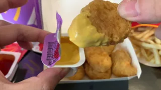 McDonald's BTS Meal Mukbang | Which sauce is my family favourite