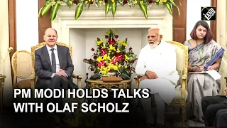 Delhi: PM Modi holds talks with German Chancellor Olaf Scholz