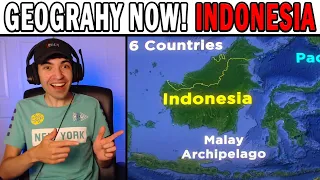 AMERICAN Reacts to Geography Now! Indonesia | LET'S LEARN ABOUT INDONESIA!