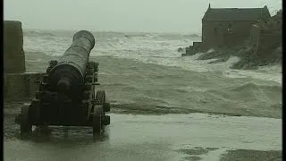 'Weather event' as rain and seas lash Cornwall