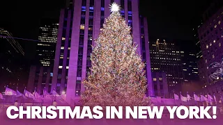 Christmas in New York with holiday instrumental background music 🎅🎄🗽