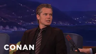 Timothy Olyphant Smoked Willie Nelson’s Weed | CONAN on TBS