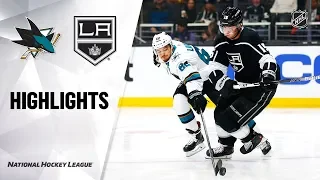 NHL Highlights | Sharks @ Kings 11/25/19